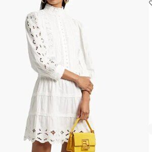 Alice + Olivia Women's White and Cream Dress size 2